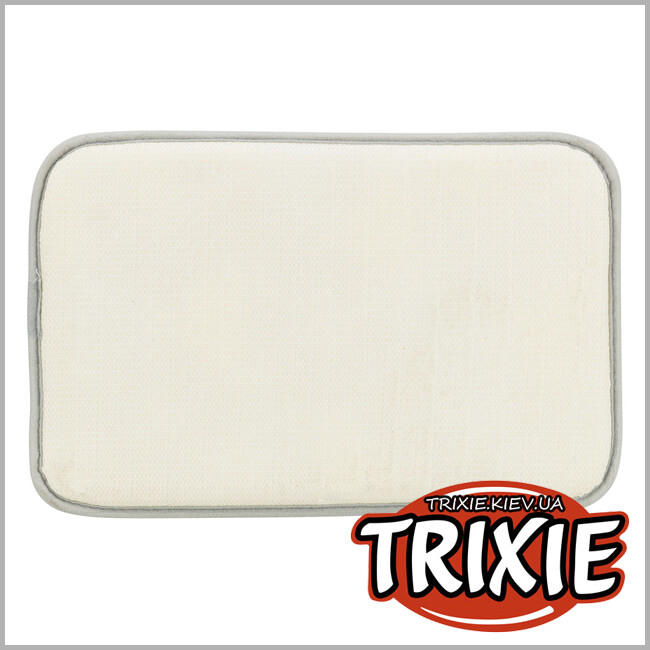 ТРИКСИ Украина - Коврик для грызунов Trixie 61912 "Sunny" (плюш), 37х24см, разноцветный серый