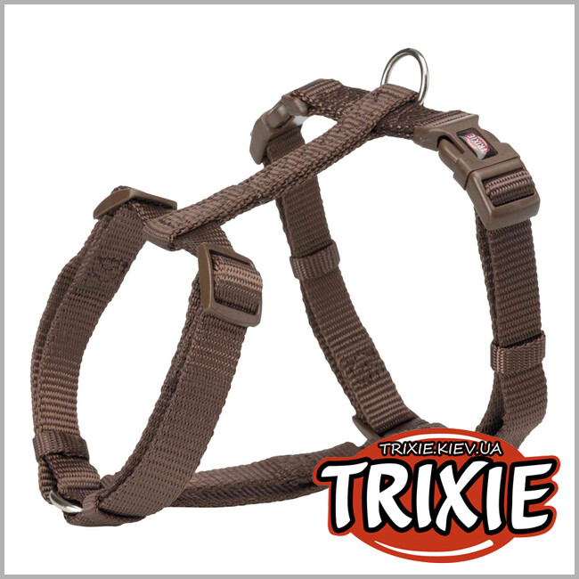 ТРІКСІ Україна - Шлей Premium-TRIXIE (L: 60-87см/25мм, мокка)