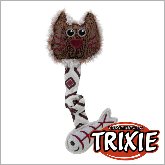 ТРІКСІ Україна - Голова кота та риби TRIXIE (20 см)