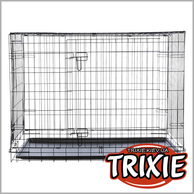 ТРИКСИ Украина - Клетка/будка Trixie 39303 для собак в квартиру, M-L: 93х69х62см, черный