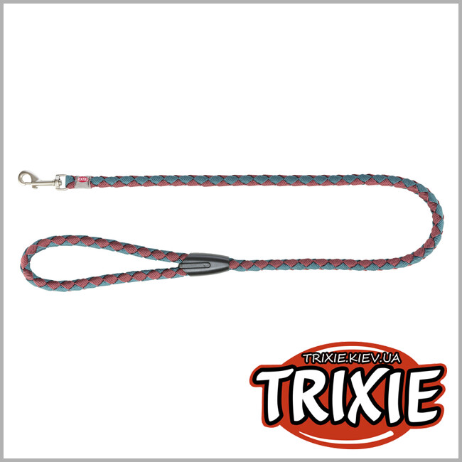 ТРИКСИ Украина - Поводок для собак Trixie 144231 "Cavo", L-XL: 1.00м/18мм, сангрия/петроль