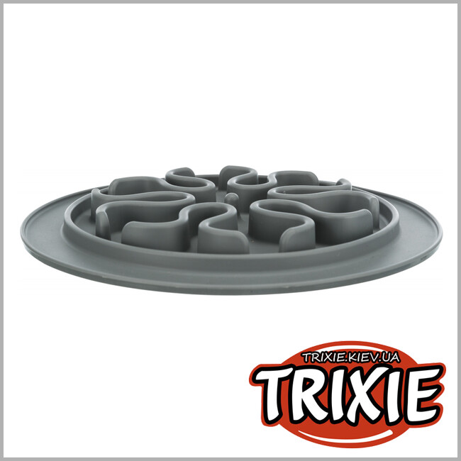ТРИКСИ Украина - Миска для медленного кормления Trixie Slow Feed (силикон 24см)
