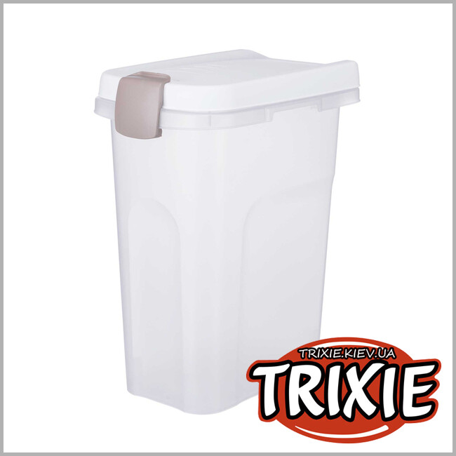 ТРИКСИ Украина - Контейнер для хранения корма TRIXIE (15 л/22 × 41 × 33 cм, белый)
