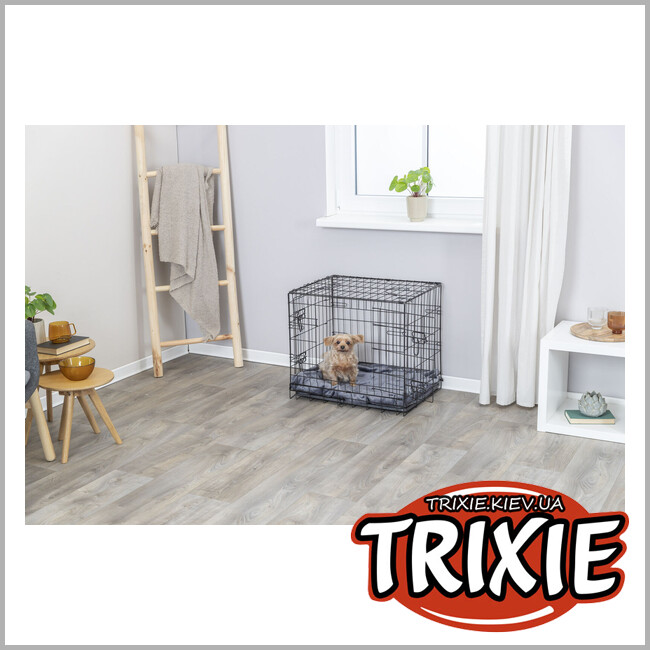 ТРИКСИ Украина - Клітка/будка Trixie 39301 для собак в квартиру, S: 64х54х48см,чорний