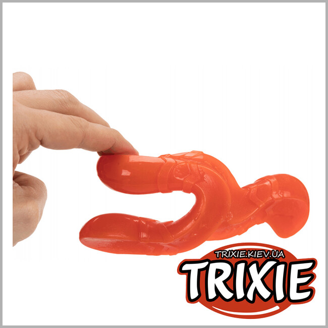 ТРИКСИ Украина - Игрушка Bungee-TRIXIE бумеранг (TPR, 17 см, цвета разные)