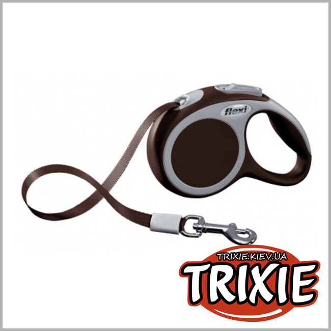 ТРИКСИ Украина - Рулетка   для собак TRIXIE -FLEXI  (Цвет: коричневый)
