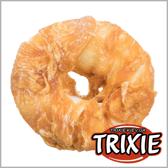 ТРИКСИ Украина - Кольцо жевательное TRIXIE (курица, 10см/110гр, уп.100шт)
