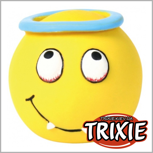 ТРИКСИ Украина - Мячи-рожицы  для собак TRIXIE (латекс со звком 6см / 4шт)