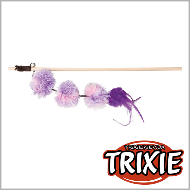 ТРИКСИ Украина - Удочка с помпонами TRIXIE (40 см)