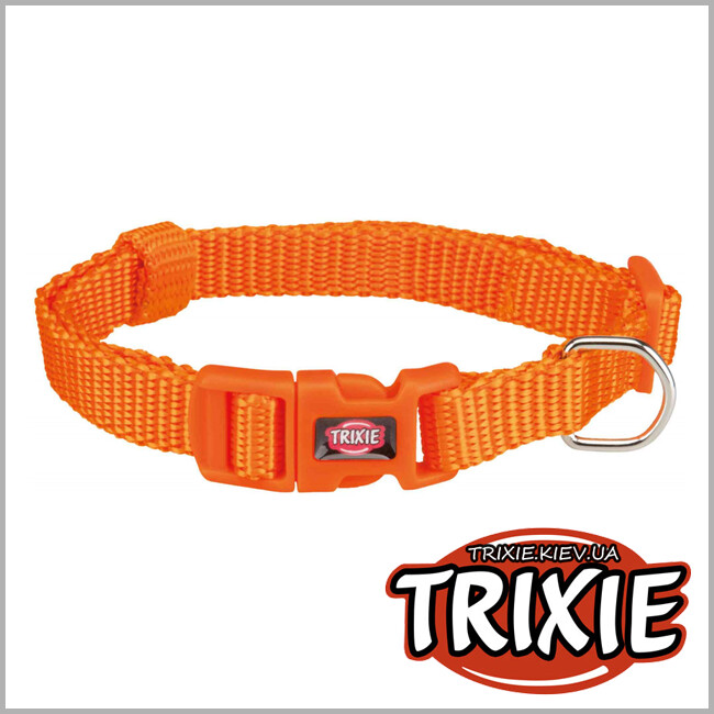 ТРИКСИ Украина - Ошейник Premium-TRIXIE (S–S: 22–35см/10мм, папайа)