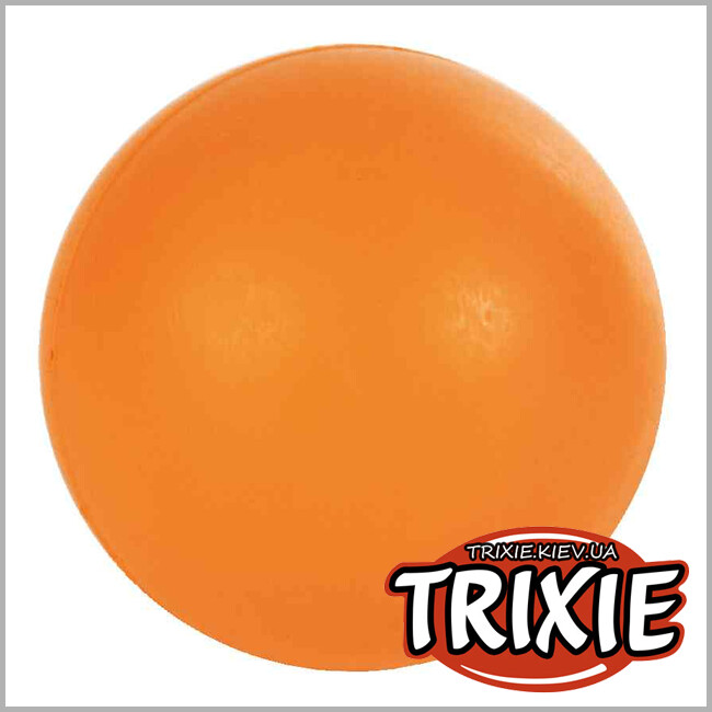 ТРІКСІ Україна - Надміцний литий м'яч Trixie ball dog toy (гума 8.5см)