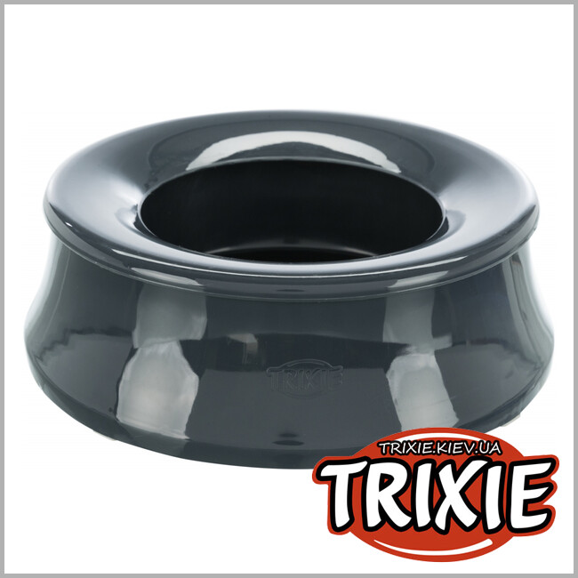 ТРИКСИ Украина - Не переливающая дорожная миска для поездки в машине Trixie Dog Bowl Swobby (1.7л / 24 см)