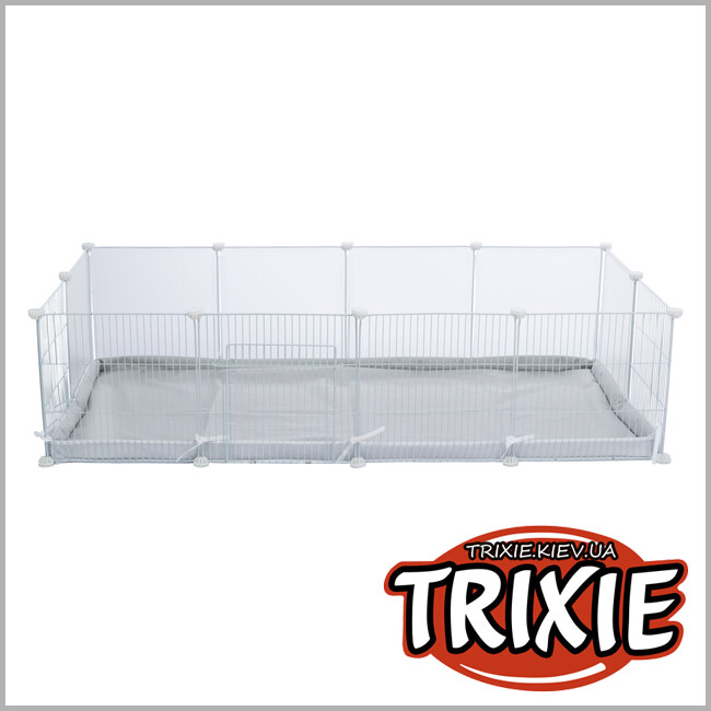 ТРИКСИ Украина - Основа под вольер в помещение Trixie 62460 (полиэстер), 140х70см, серый/белый