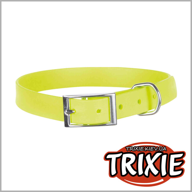 ТРИКСИ Украина - Ошейник Easy Life - TRIXIE (M–L: 43–51см/20мм, желтый неон)