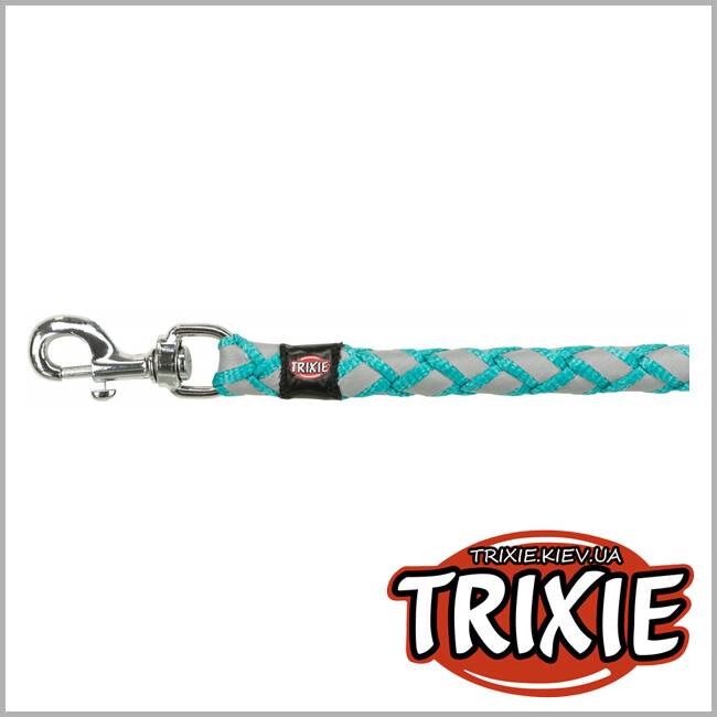 ТРИКСИ Украина - Поводок Cavo-TRIXIE светоотражающая (Размер S–M: 1.00м/12мм,океан)