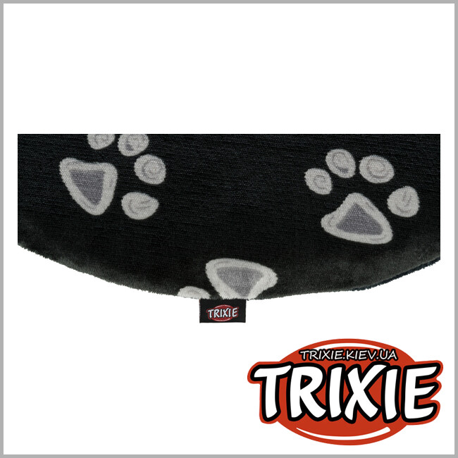 ТРИКСИ Украина - Лежак для собак Trixie (плюш и полиэстер 54*35 черный)
