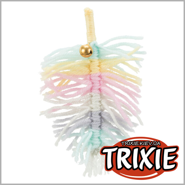 ТРИКСИ Украина - Перо с колокольчиком Trixie 45717 (полиэстер), 14см
