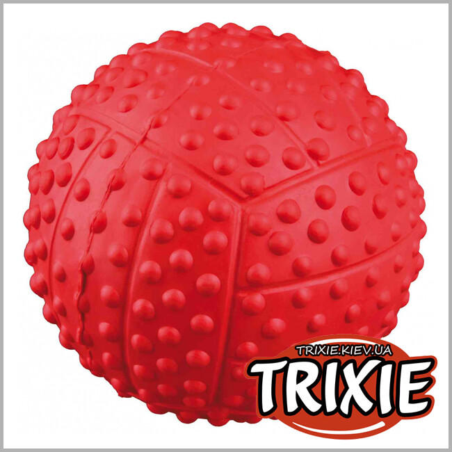 ТРИКСИ Украина - Спортивный мяч с пищалкой для собак TRIXIE (Размер: 7см)