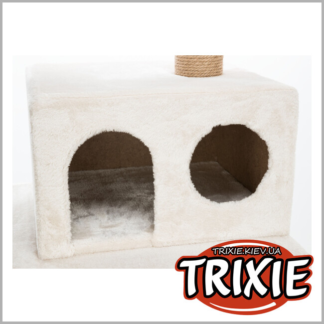 ТРІКСІ Україна - Будиночок-драпак для котів Trixie 44428 "Federico", 60 ​​× 50 142см,світло-сірий