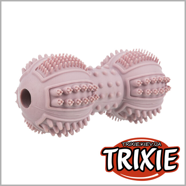ТРИКСИ Украина -  Массажная гантель Trixie Junior Dumbbell (каучук 9см)