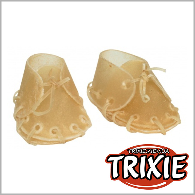 ТРИКСИ Украина - Сьедобные ботинки для собак Trixie Chewing Shoe(8g/7см*1шт)