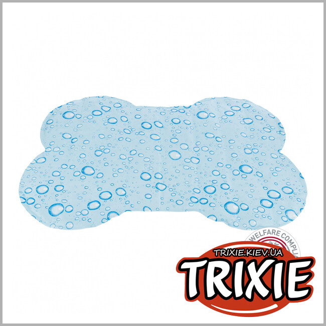 ТРИКСИ Украина - Охлаждающий коврик в форме косточки TRIXIE( L: 85х60см,голубой)