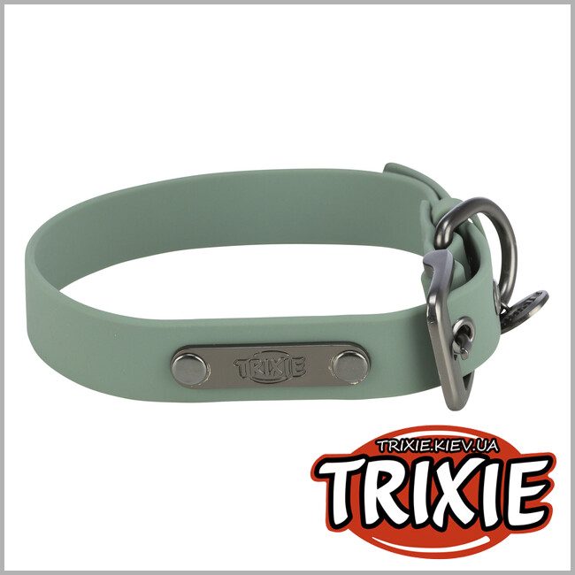 ТРИКСИ Украина - Ошейник Trixie 1971619 "CityStyle", ПВХ, M-L: 40-47 см/25 мм, шалфей