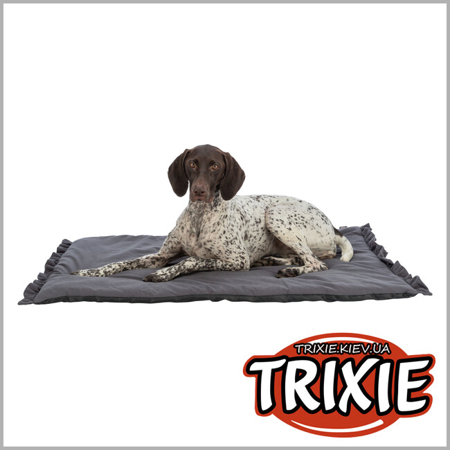 ТРИКСИ Украина - Лежак-коврик для собак Trixie 28512 "Amelie", 110х75см, темно-серый