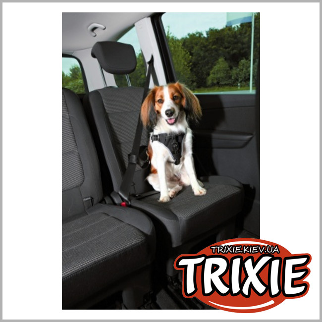 ТРИКСИ Украина - Защитная шлея в авто для собак TRIXIE - Dog Protect(Размер:80–100см/25мм, нейлон)