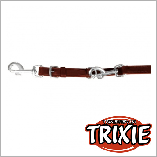 ТРИКСИ Украина - Поводок кожаный для собак TRIXIE (Цвет:коричневый)