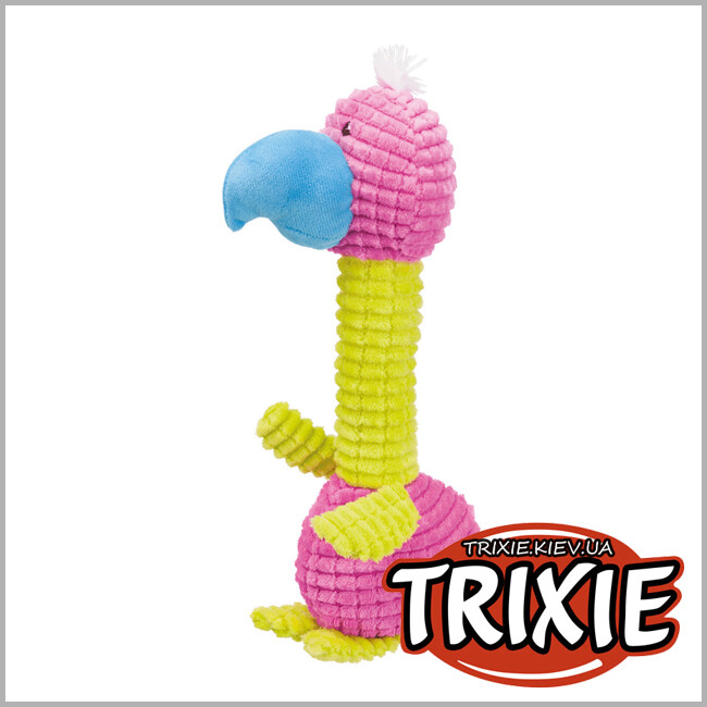 ТРИКСИ Украина - Собачья игрушка Фламинго TRIXIE (плюш, 34 см)