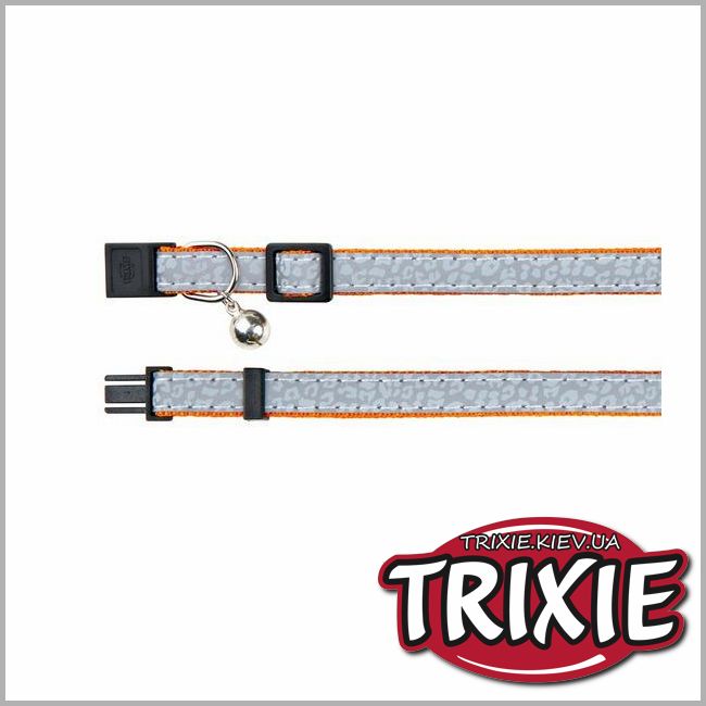 ТРИКСИ Украина - Ошейник для кошки TRIXIE - XL, со светоотражающими элементами