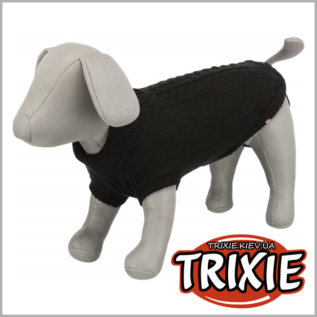 ТРИКСИ Украина - Пуловер для собак Kenton Trixie (М 36*48*45 cm черный)