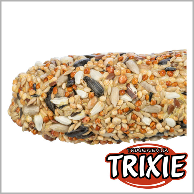ТРИКСИ Украина - Кормовая планка для птиц Trixie 50685 с пшеном 19 см.