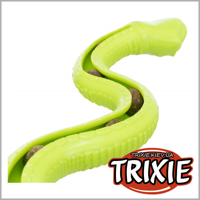 ТРИКСИ Украина - Игрушка змея для лакомств TRIXIE ( термопластичная TRP резина 42 см)
