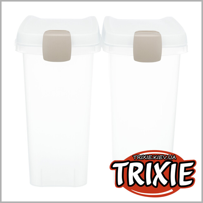 ТРИКСИ Украина - Контейнер для хранения корма TRIXIE (15 л/22 × 41 × 33 cм, белый)