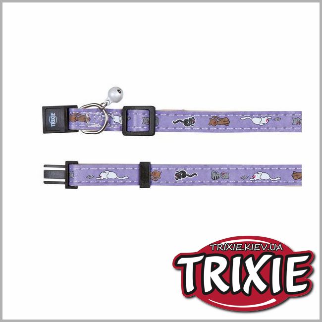 ТРИКСИ Украина - Ошейник для кошки TRIXIE - с рисунком Кошки