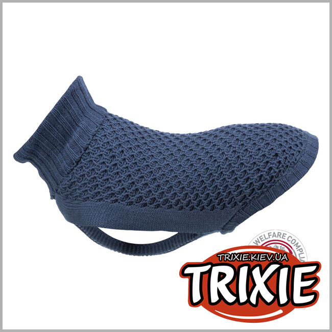 ТРІКСІ Україна - Пуловер для собак Trixie 680085 "Norwood", S: 33см, синій