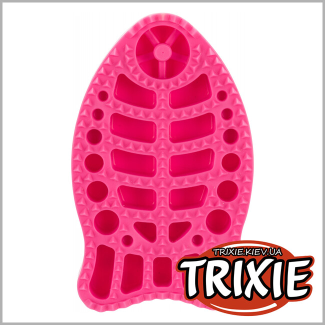 ТРИКСИ Украина - Щетка массажная д/котов TRIXIE (силикон, 7х11см, розовый)