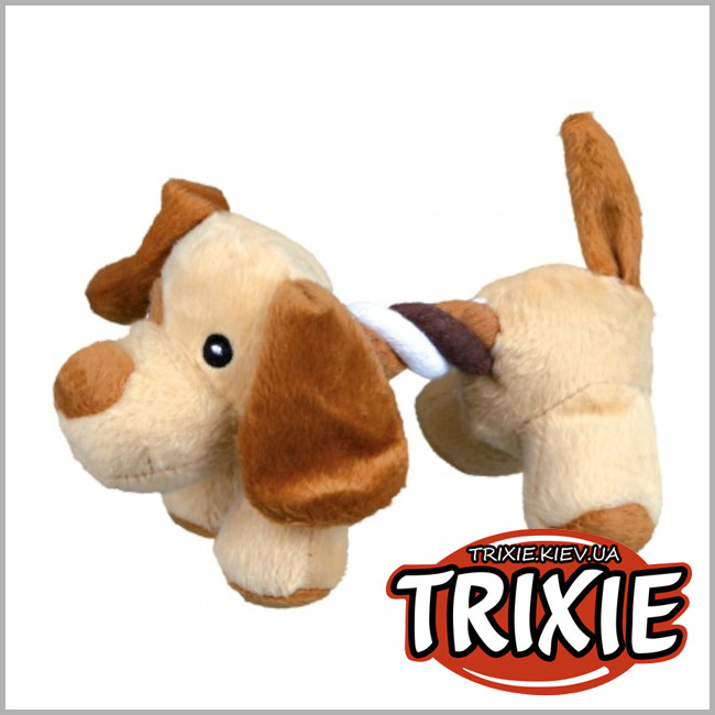 ТРІКСІ Україна - Іграшка Trixie для собак Звірятка з пискавкою плюш (17 см)