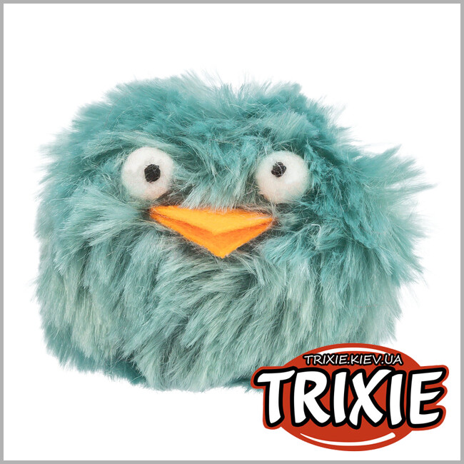 ТРІКСІ Україна - Іграшка для котів Trixie 45551 Звірята зі звуком плюш діаметр 6 см