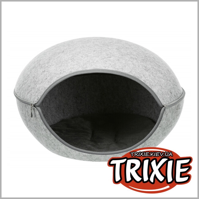 ТРИКСИ Украина - Открывающийся лежак пещера Trixie Luna Cave ( 2в1 с молнией 40*24*46 cм)