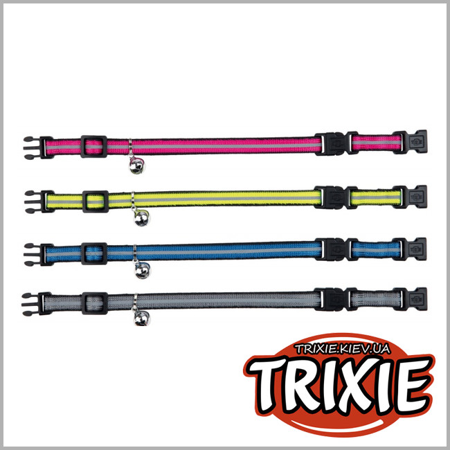 ТРИКСИ Украина - Ошейник с колокольчиком 2мя застежками TRIXIE