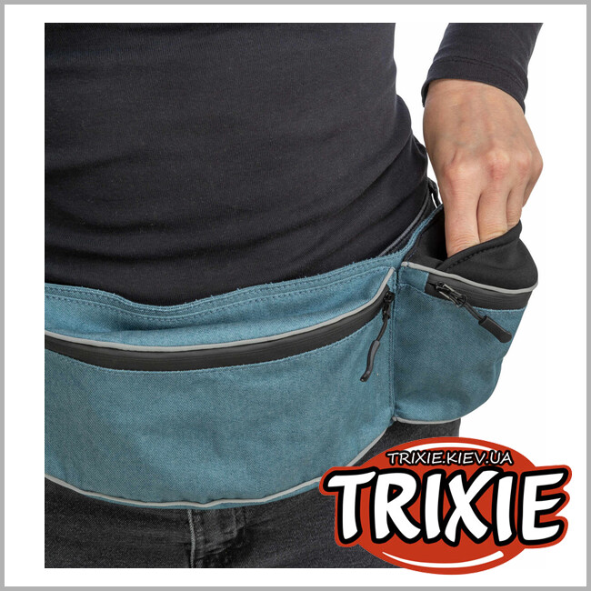 ТРИКСИ Украина - Сумка на пояс Trixie 32301 "Baggy Belt", ремень:62-125см