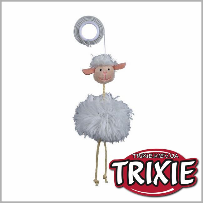 ТРІКСІ Україна - Іграшка для кішки TRIXIE - Вівця з дзвіночком