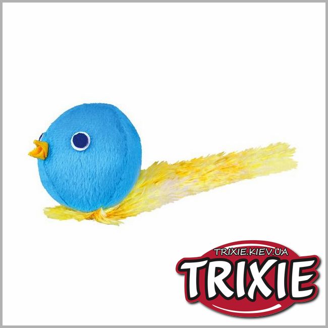 ТРІКСІ Україна - Іграшка для кішки TRIXIE - Курча (з плюшевим хвостом)