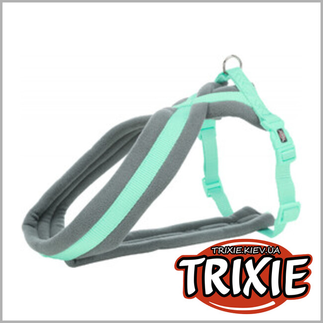 ТРІКСІ Україна - Шлей для собак Premium-TRIXIE (XS-S: 30-55см/15мм, м'ятний)
