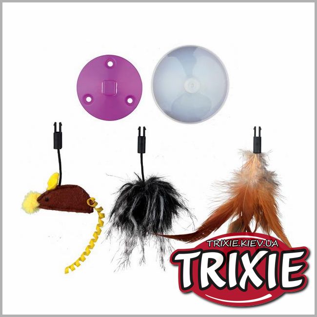 ТРИКСИ Украина - Игрушка для кошки TRIXIE - Мышь с удочкой