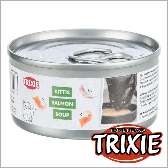 ТРИКСИ Украина - Суп с лососем Trixie 42690 (курица/лосось), 80гр