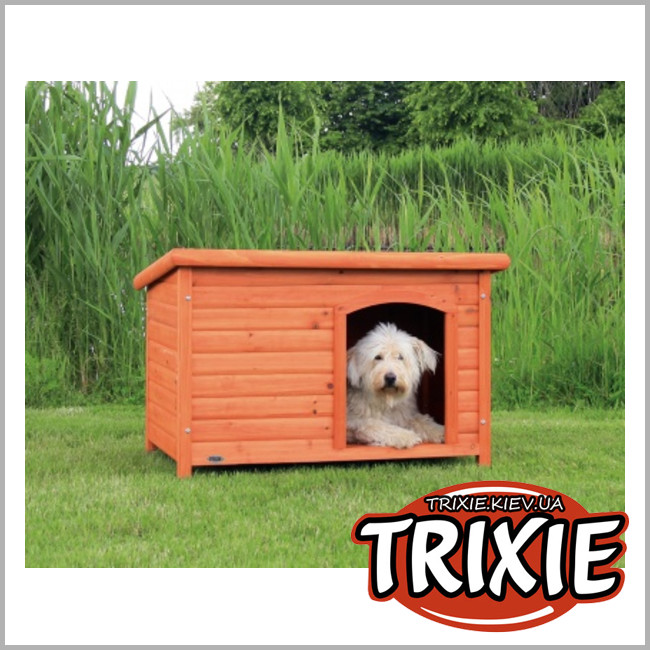 ТРИКСИ Украина - Будка для средних собак TRIXIE - Natura 39552 (Сосна Размер: 104х66х70см)